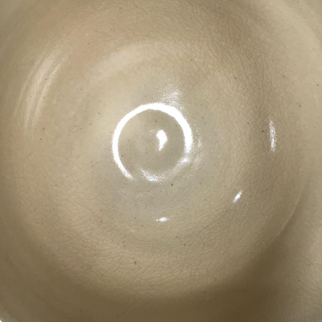 Ｍ１４３　茶碗　『淡島珉平造』『金彩秋草絵』　抹茶碗　共箱　茶道具