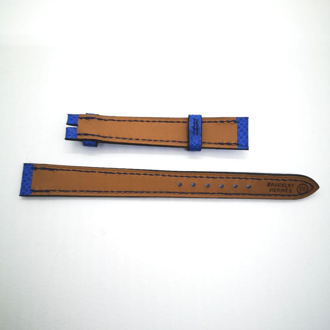 新品未使用 エルメス 腕時計 純正ベルト ブルー
