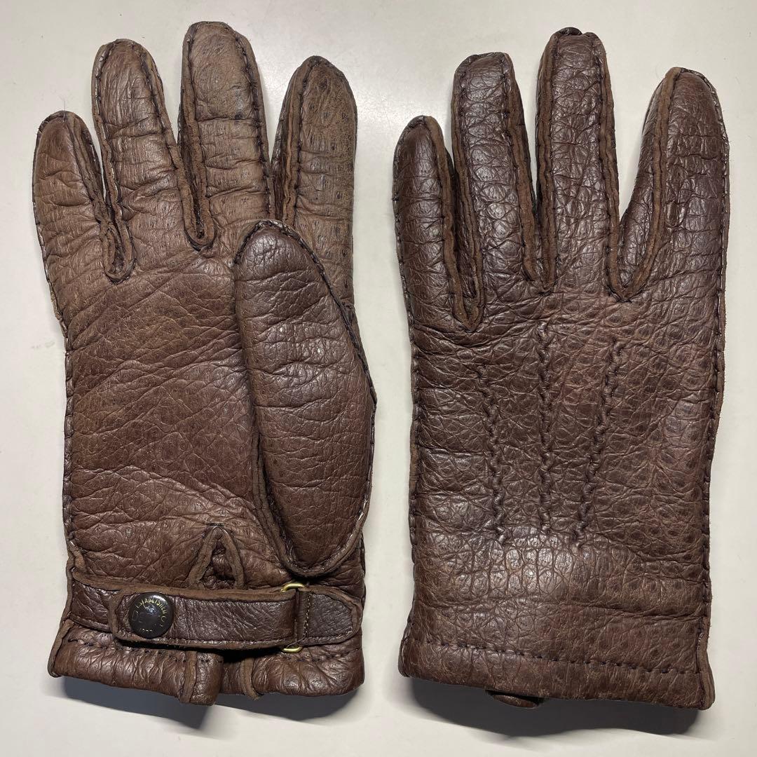 デンツ ペッカリー ブラウン 約7-1/2 ライニング有