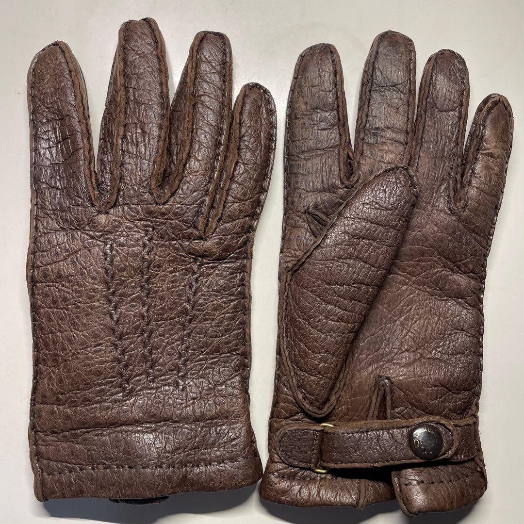 デンツ ペッカリー ブラウン 約7-1/2 ライニング有