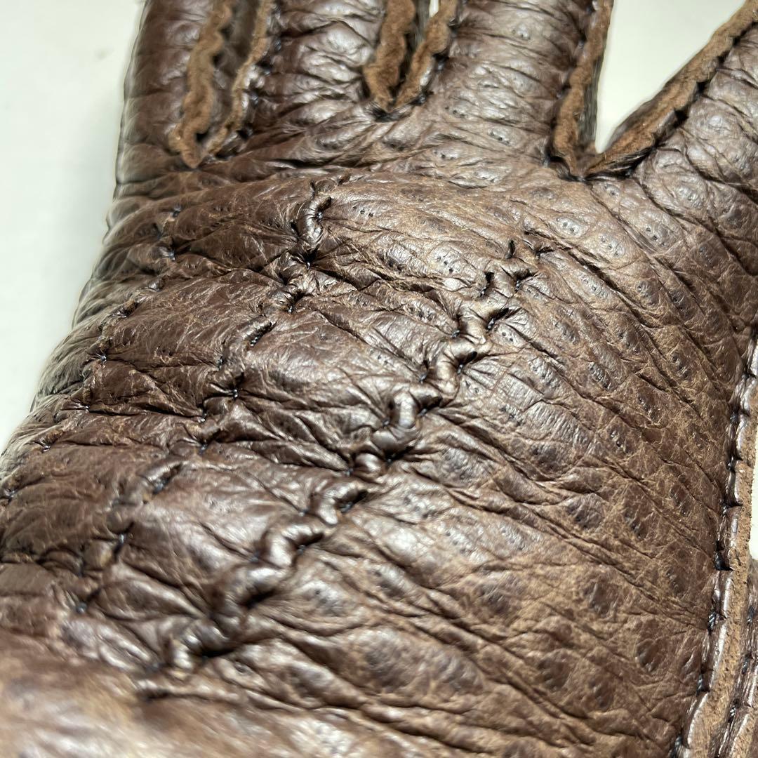 デンツ ペッカリー ブラウン 約7-1/2 ライニング有