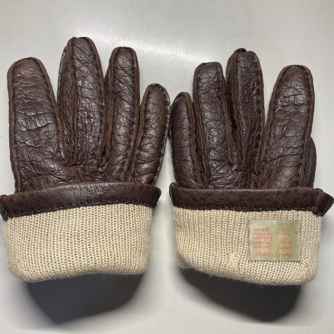 デンツ ペッカリー ブラウン 約7-1/2 ライニング有