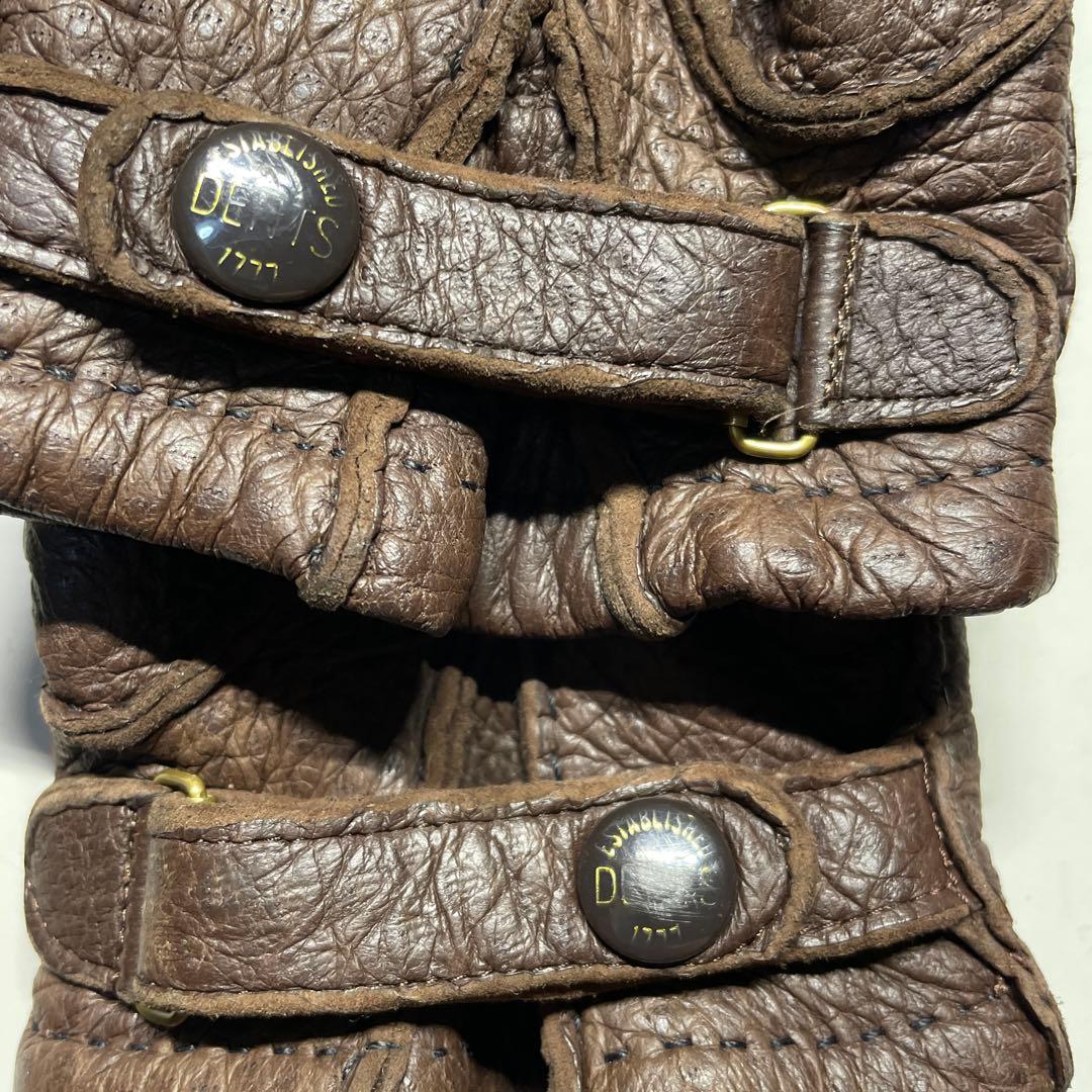 デンツ ペッカリー ブラウン 約7-1/2 ライニング有