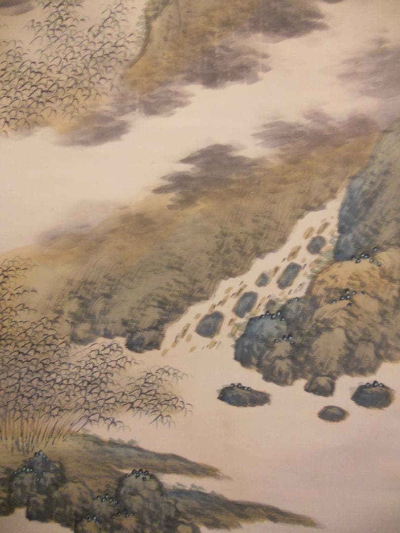 掛け軸 古幸 神都ノ冬 絹本 希少 軸装 茶道具 掛軸 美品 です。