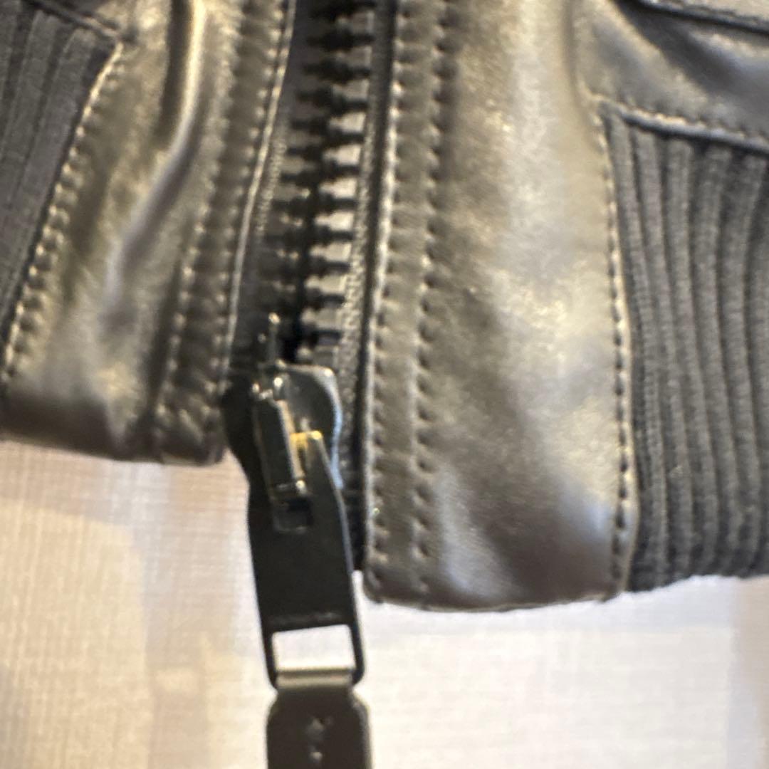 【エディ期】ディオールオム　レザージャケット　2007SS ランウェイモデル