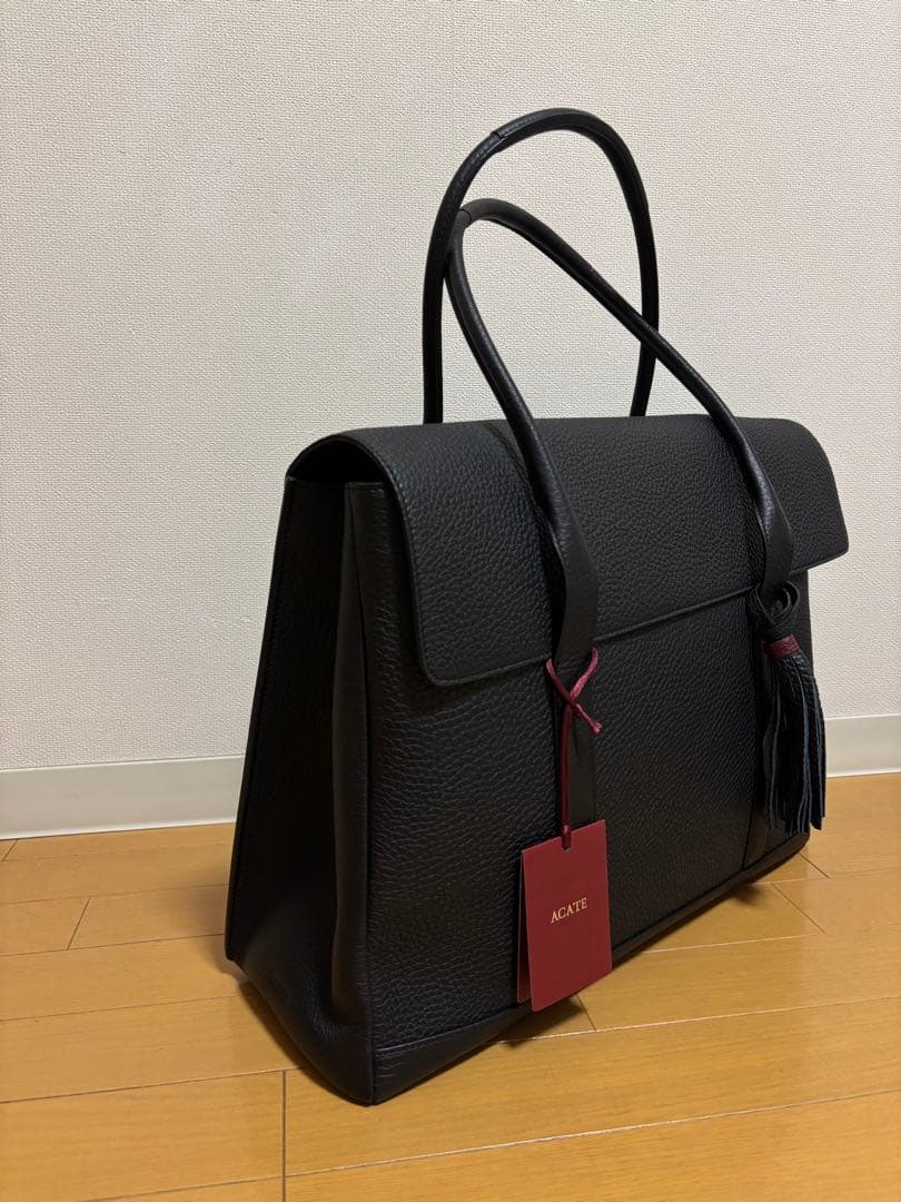 新品未使用品 ACATE トートバッグ ボストンバック ブラック
