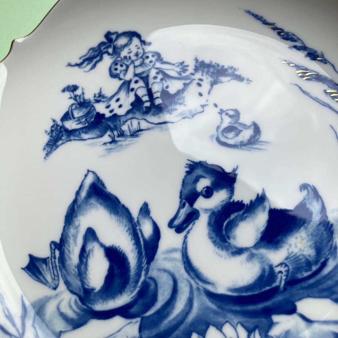 マイセンメモリアルプレート2000「アヒルがみんな」美品