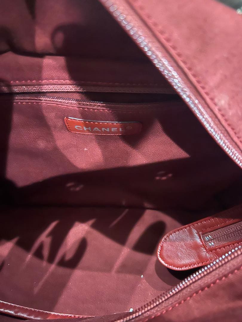 【美品】CHANEL シャネルゴールド キルティング ハンドバッグ