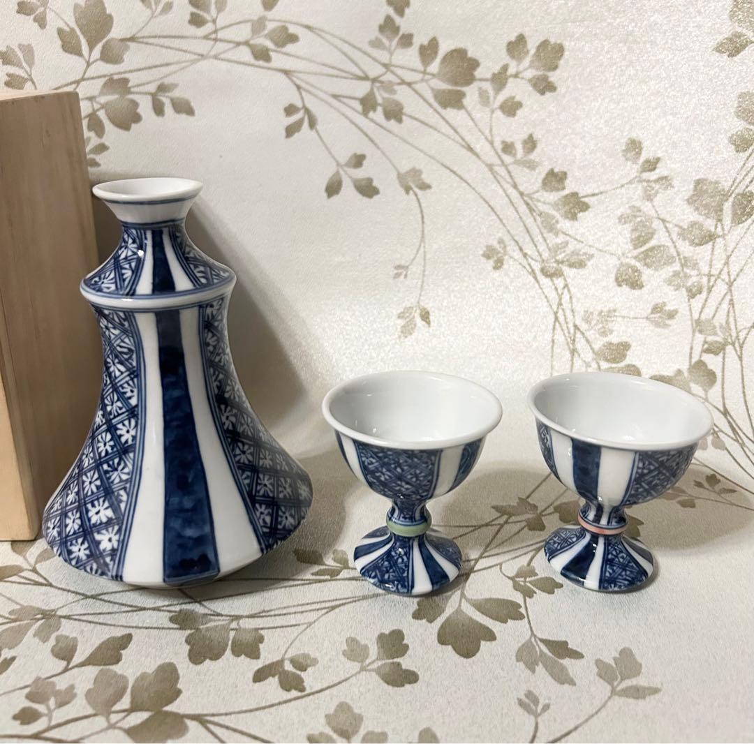 平安 寿泉 京楽焼 青華祥瑞 涼酒器