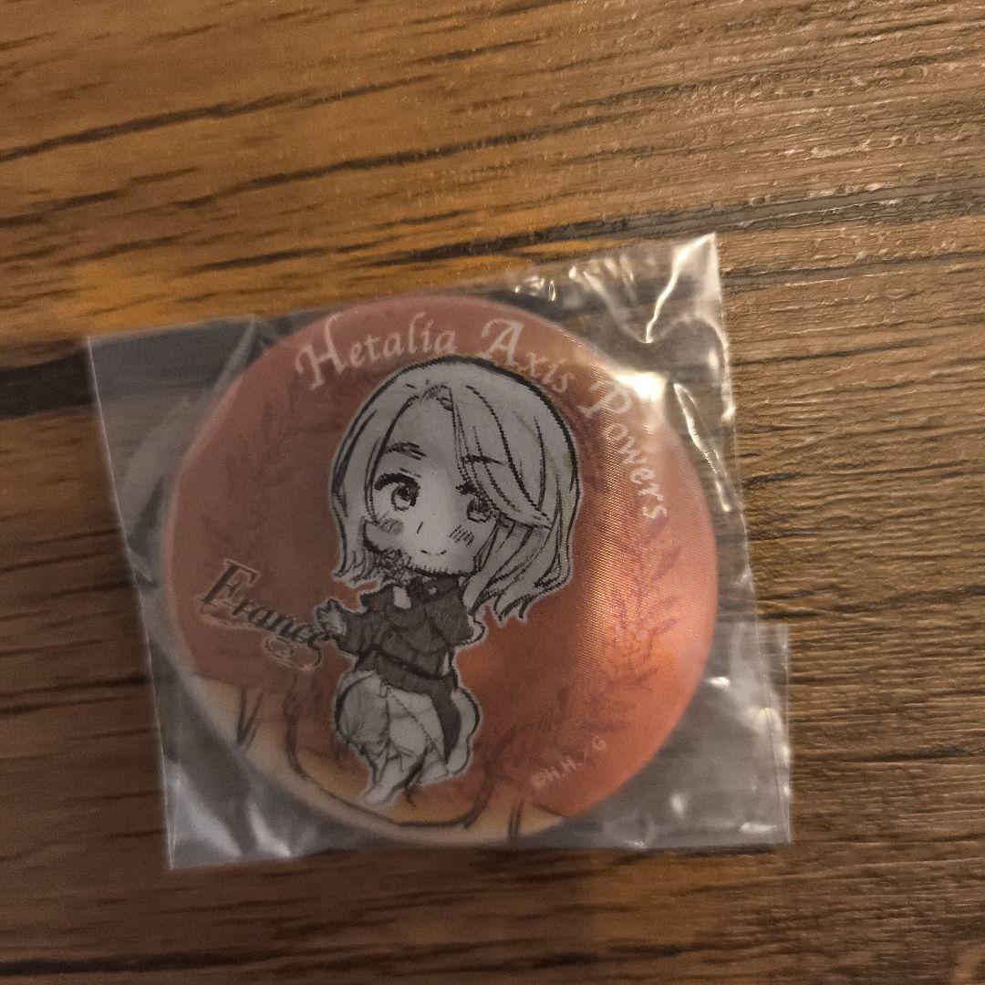 ヘタリア　チェンジング缶バッジ　フランス　愉快な仲間たちだよっ！