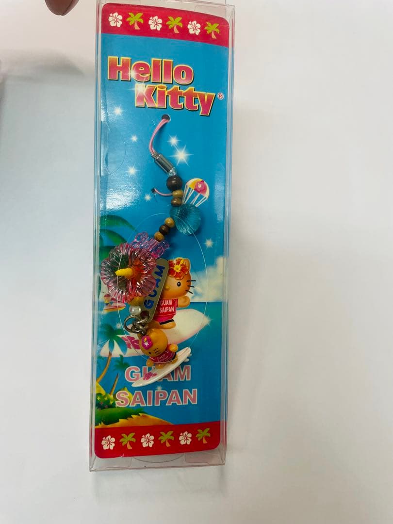 【入手困難品】ハローキィテー　ご当地　ストラップ　グアム　サイパン　当時物