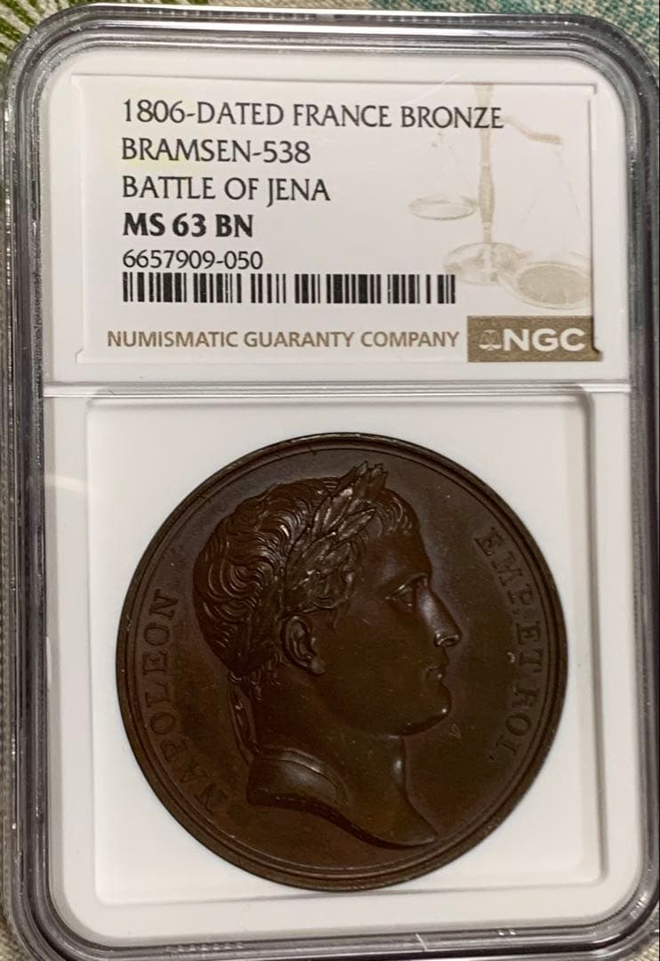ナポレオン1世　1806年 バトル・オブ・イエナ　ブロンズメダル
