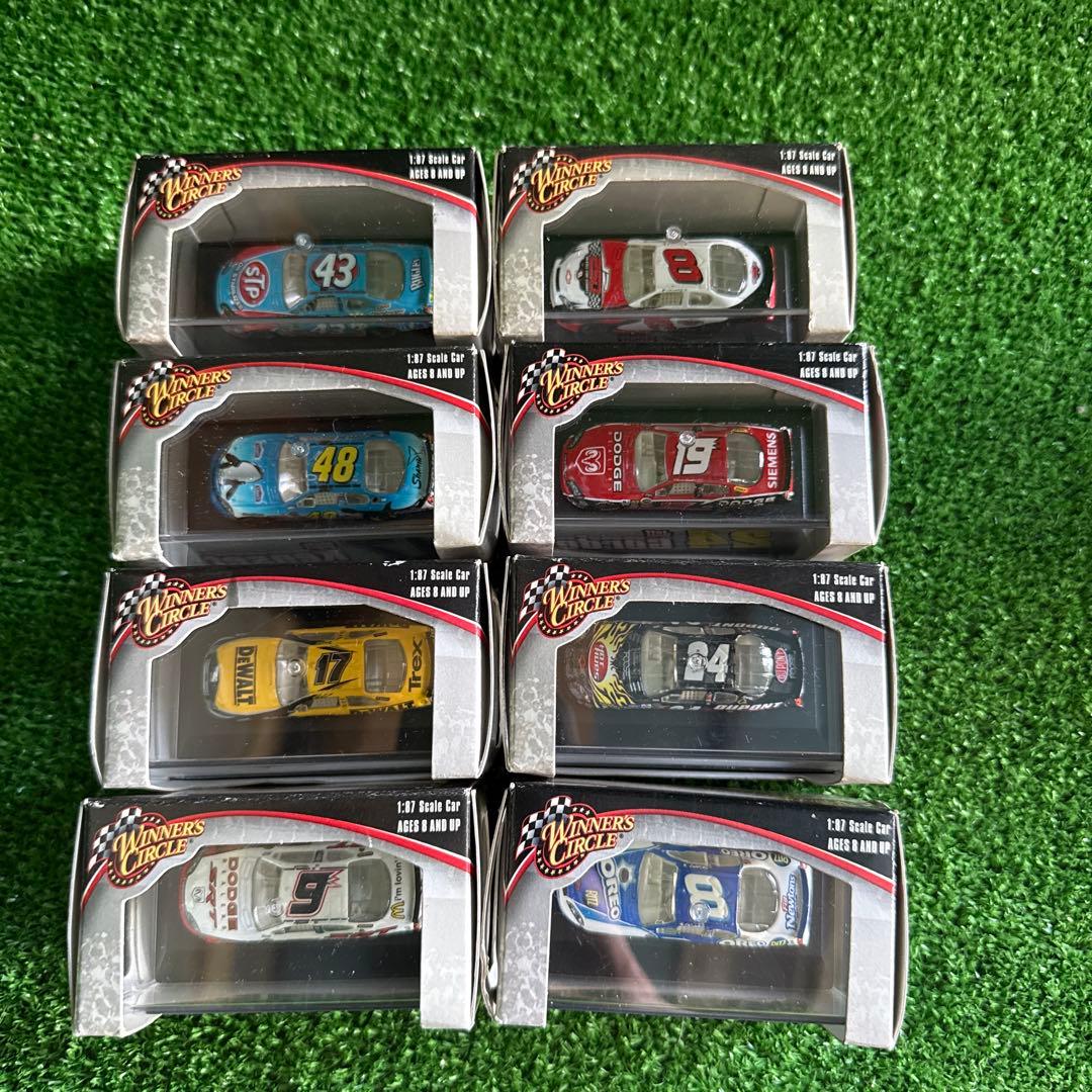 コ【26】NASCAR ダイキャスト モデルカー レーシングカー 玩具車 計8台