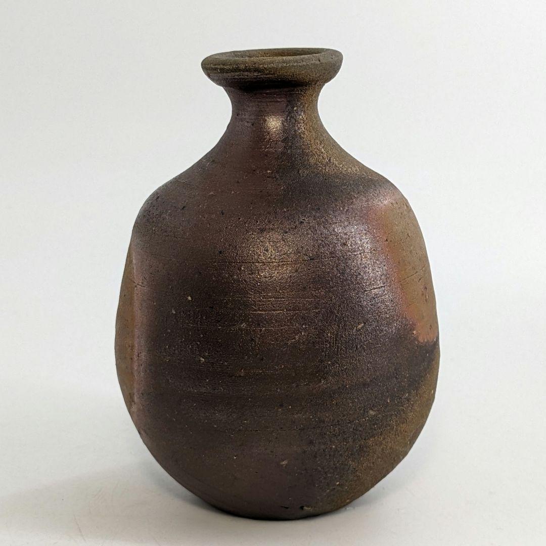 人間国宝 藤原雄 備前焼 徳利 共箱 とっくり 酒器 食器 工芸品 日本酒 在銘