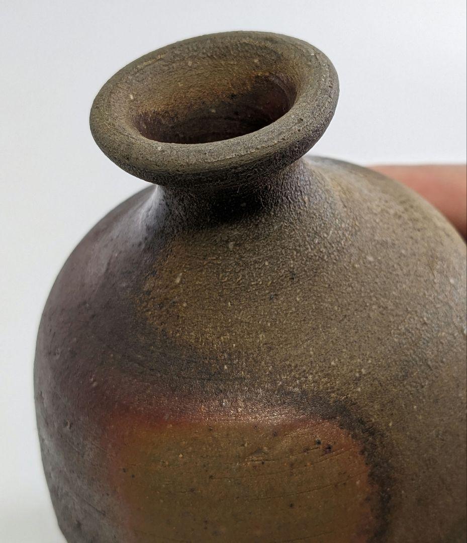 人間国宝 藤原雄 備前焼 徳利 共箱 とっくり 酒器 食器 工芸品 日本酒 在銘