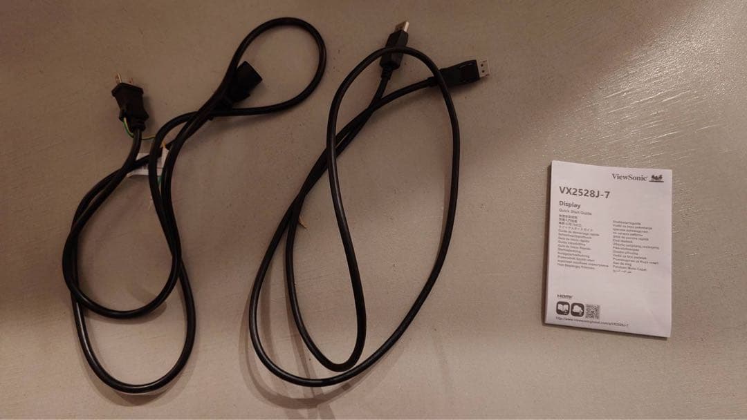 ViewSonic VX2528J-7 [24.5インチ ブラック] ⭐︎新品