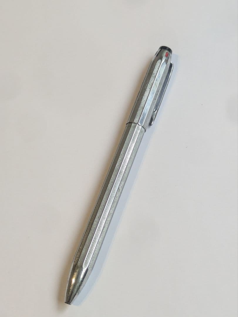 モンブラン　振り子式　四色ボールペン　シルバー　4C規格