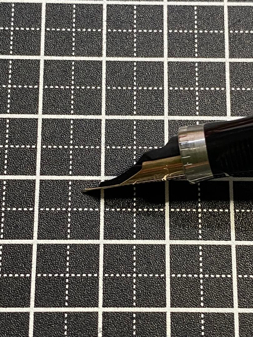PARKER #75 CISELE フラットトップ　0目盛　万年筆　字幅EF程度