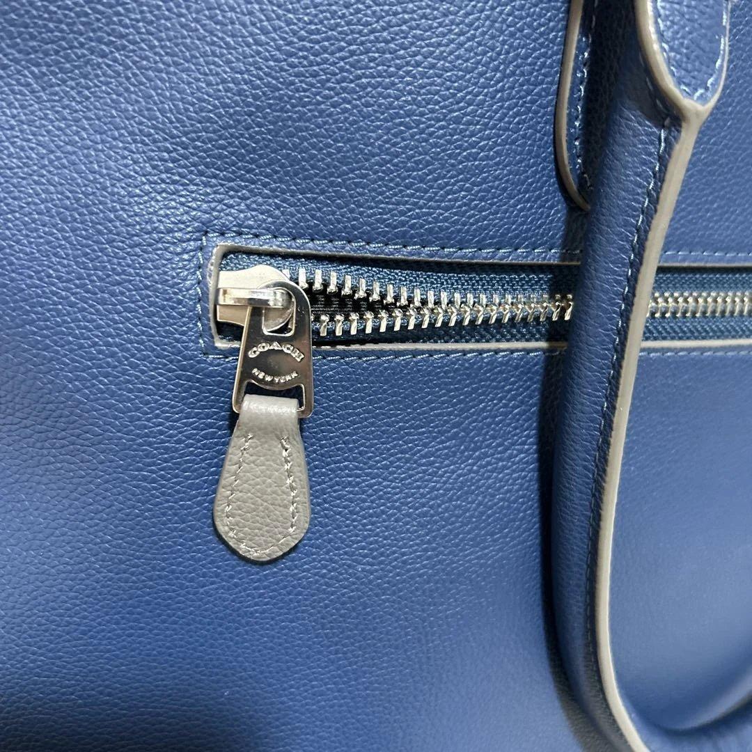 【まさゆき】コーチトートバッグ 2way ベケット ショルダー ブルー