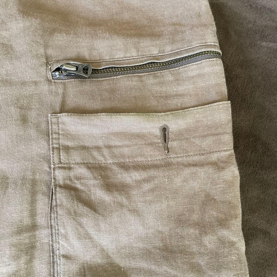 希少‼️入手困難　Y2K 本物　PPFM サルエルパンツ　ベージュ　リネン