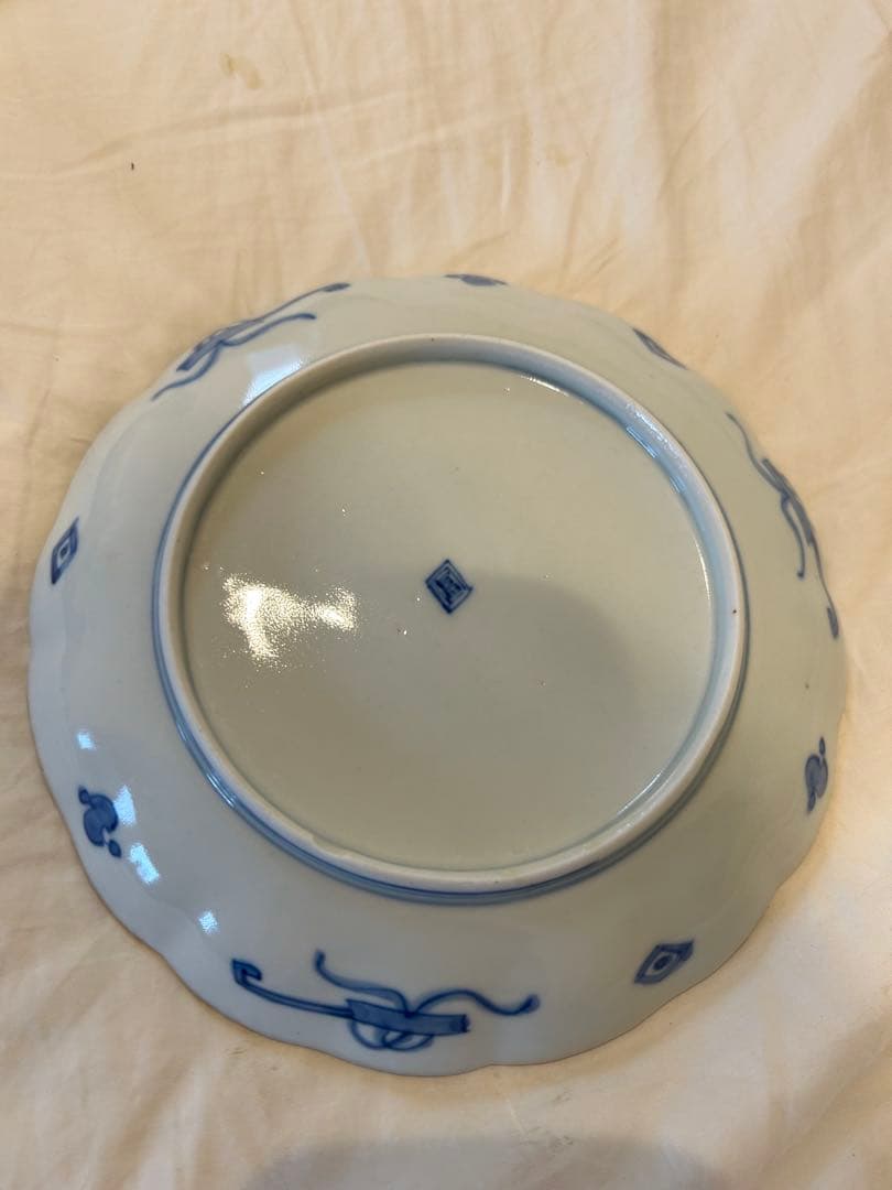 古伊万里　5枚セット 花柄 6寸皿