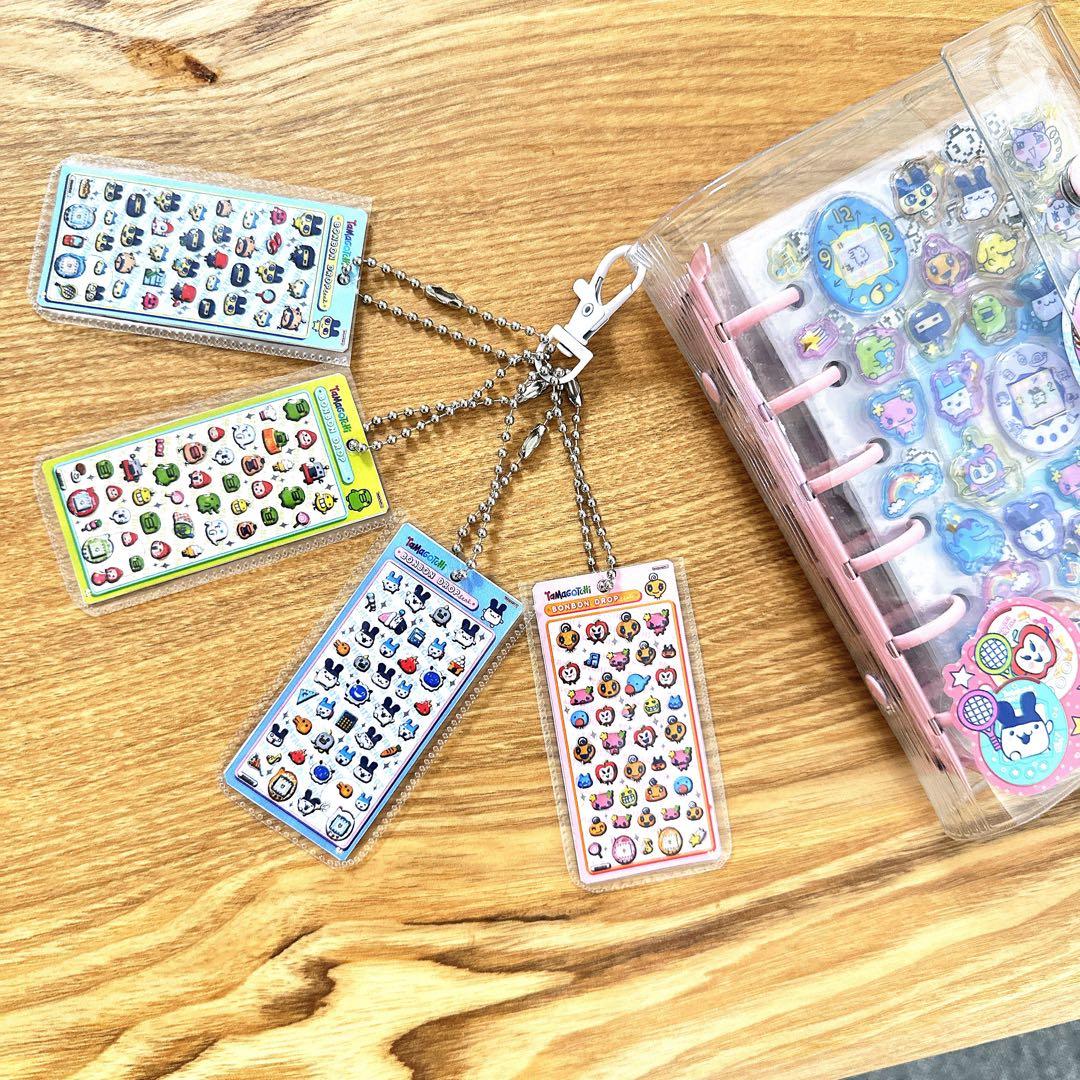 可愛い♡ シール風キーホルダー