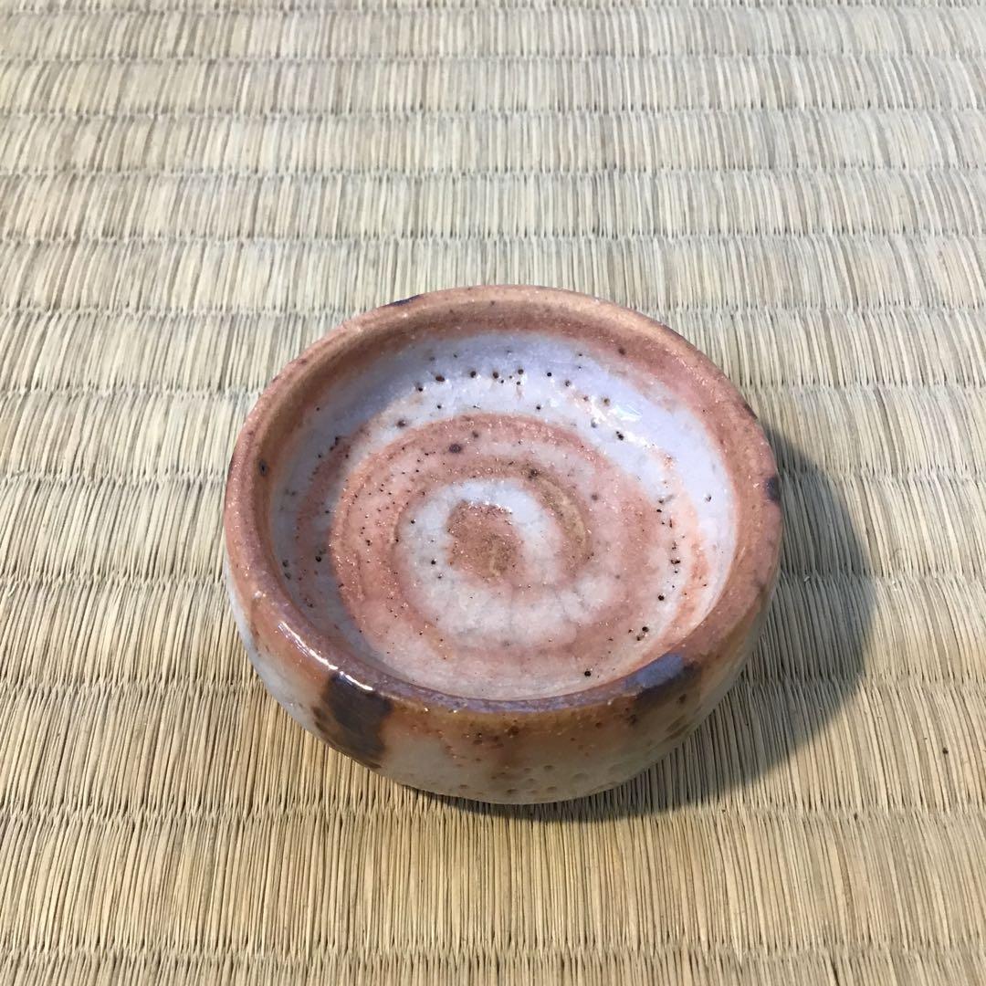 茶道具　志野香合　奥磯栄麓作　共箱　S30KG