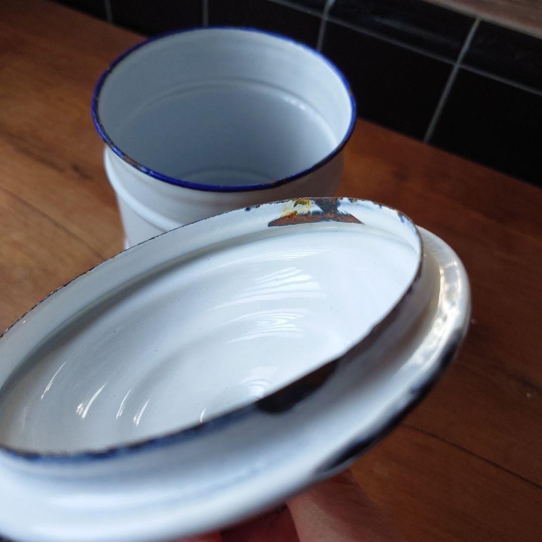 フランスアンティークキャニスター Sucre, Riz 2個セット