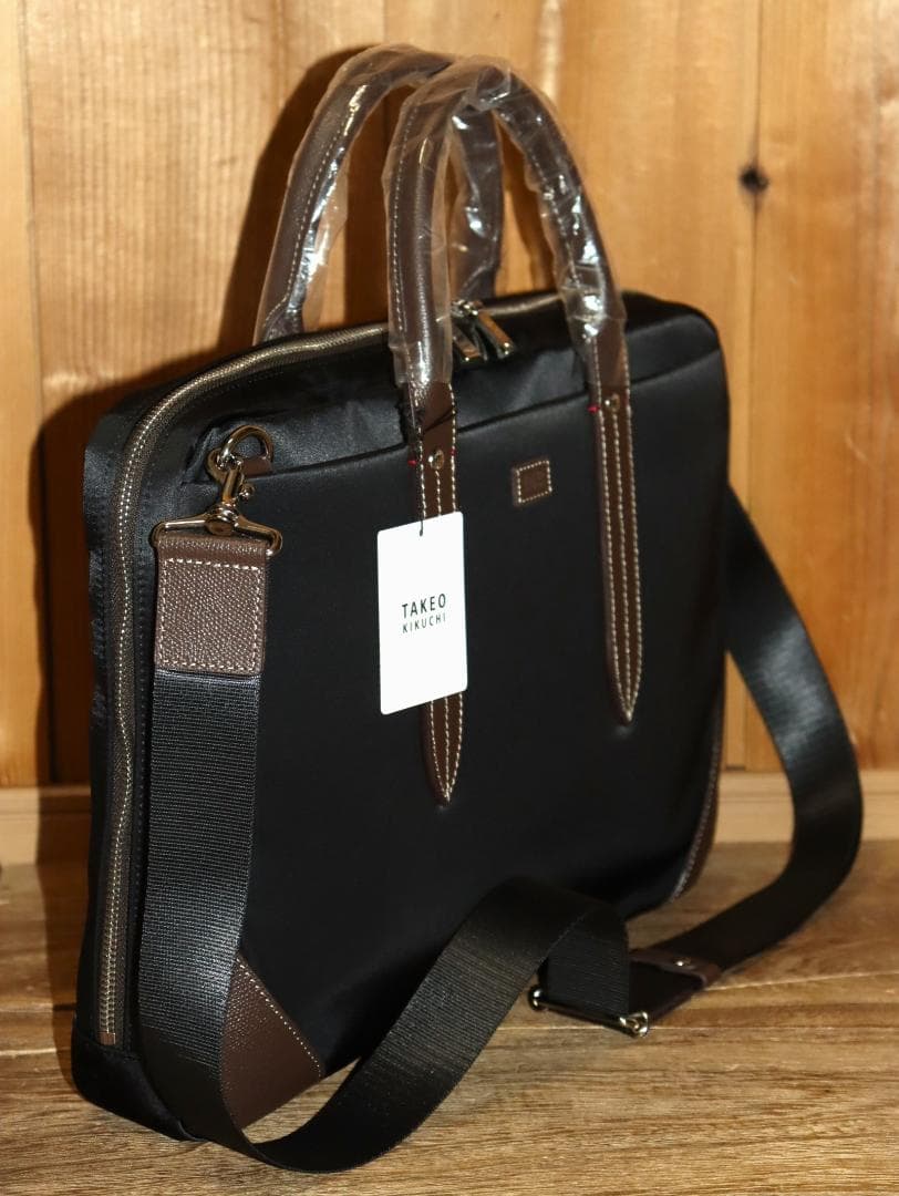 新品 TAKEO KIKUCHI フライト ビジネスバッグ A4 Ⓗ