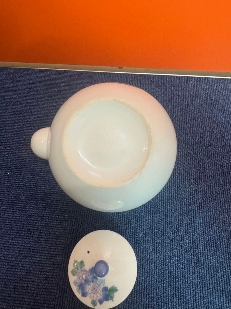 1753  香蘭社　花柄文　急須