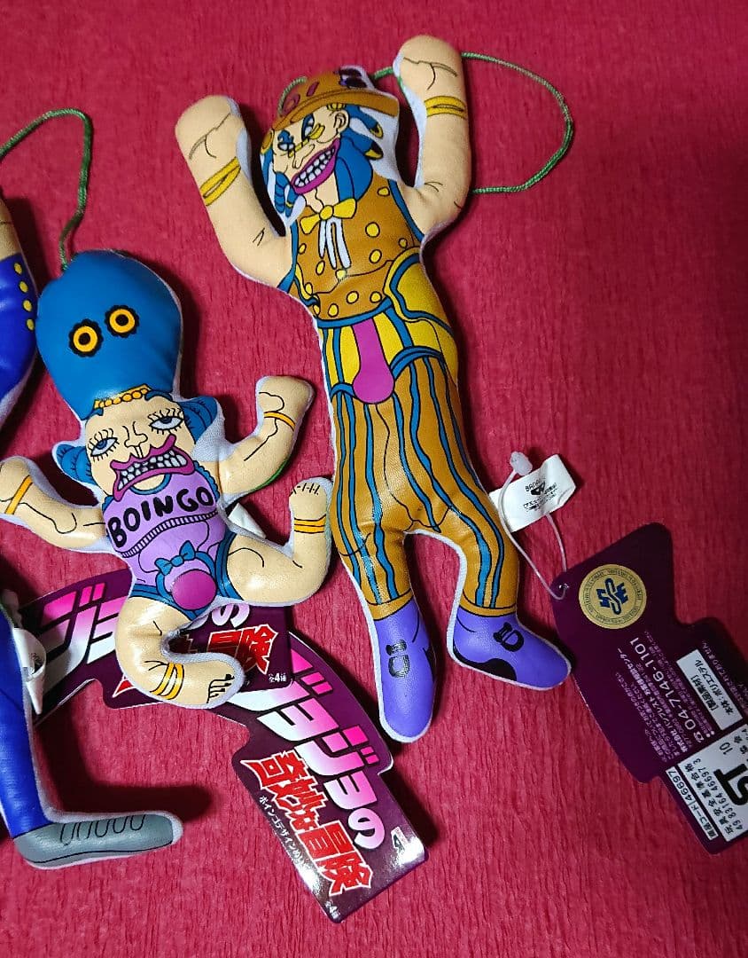 ジョジョの奇妙な冒険 オインゴ・ボインゴ ぬいぐるみストラップ 空条承太郎 3部