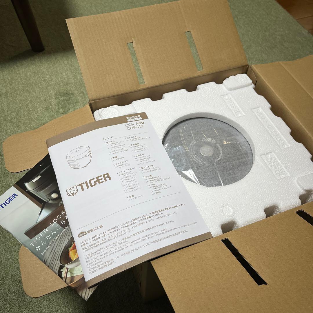 TIGER 電気圧力鍋 COK-A220 KM 新品・未使用