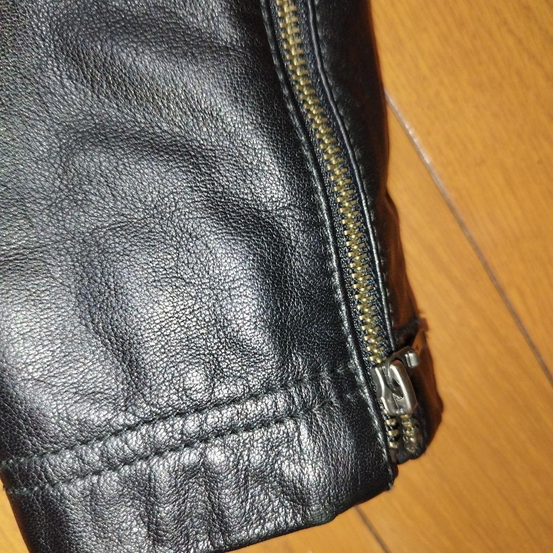 NudieJeans シングルライダースジャケット　レザーロンハーマン