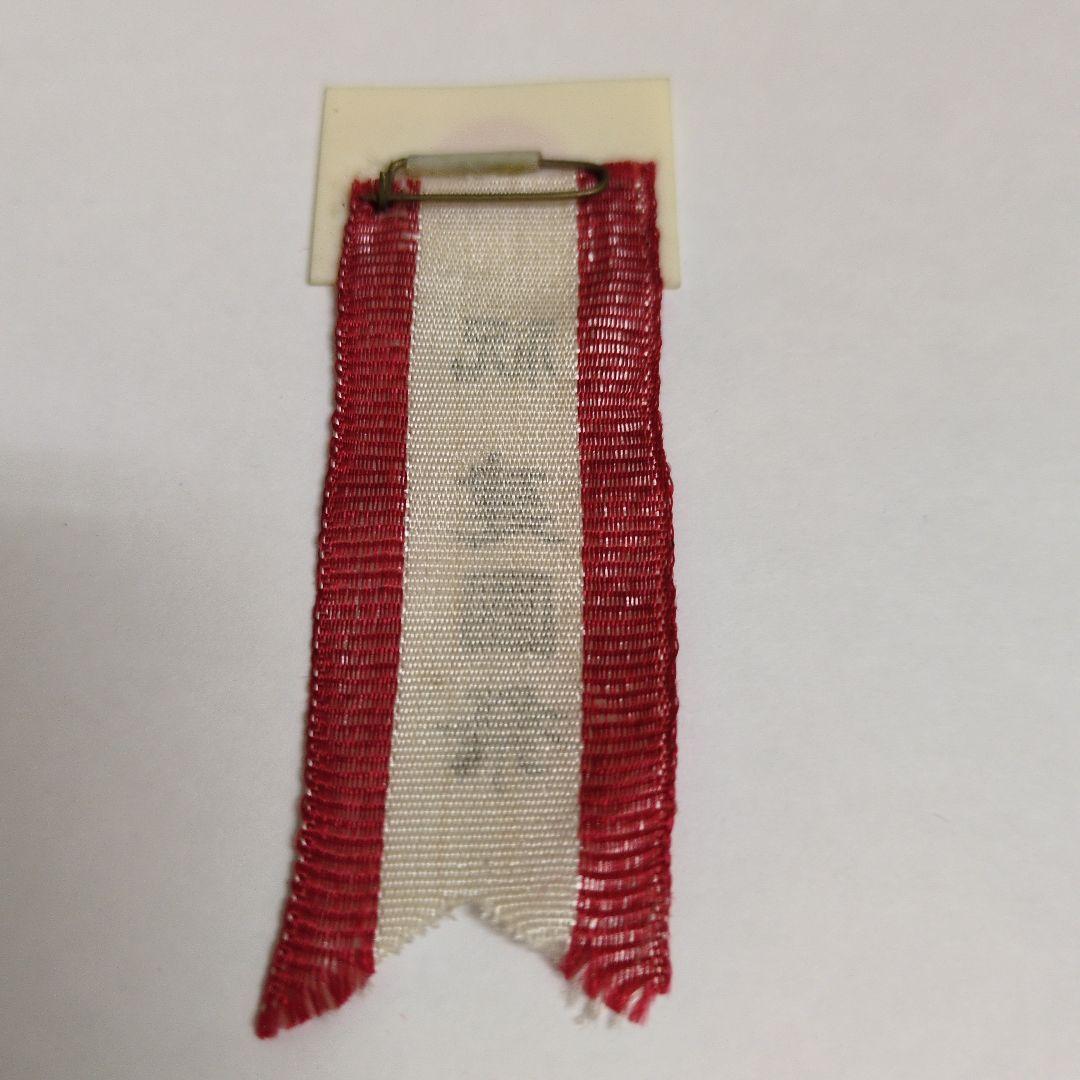 大満州国建国功労章　大同元年（1932年）・祝　建国祭の国旗のピン　共箱