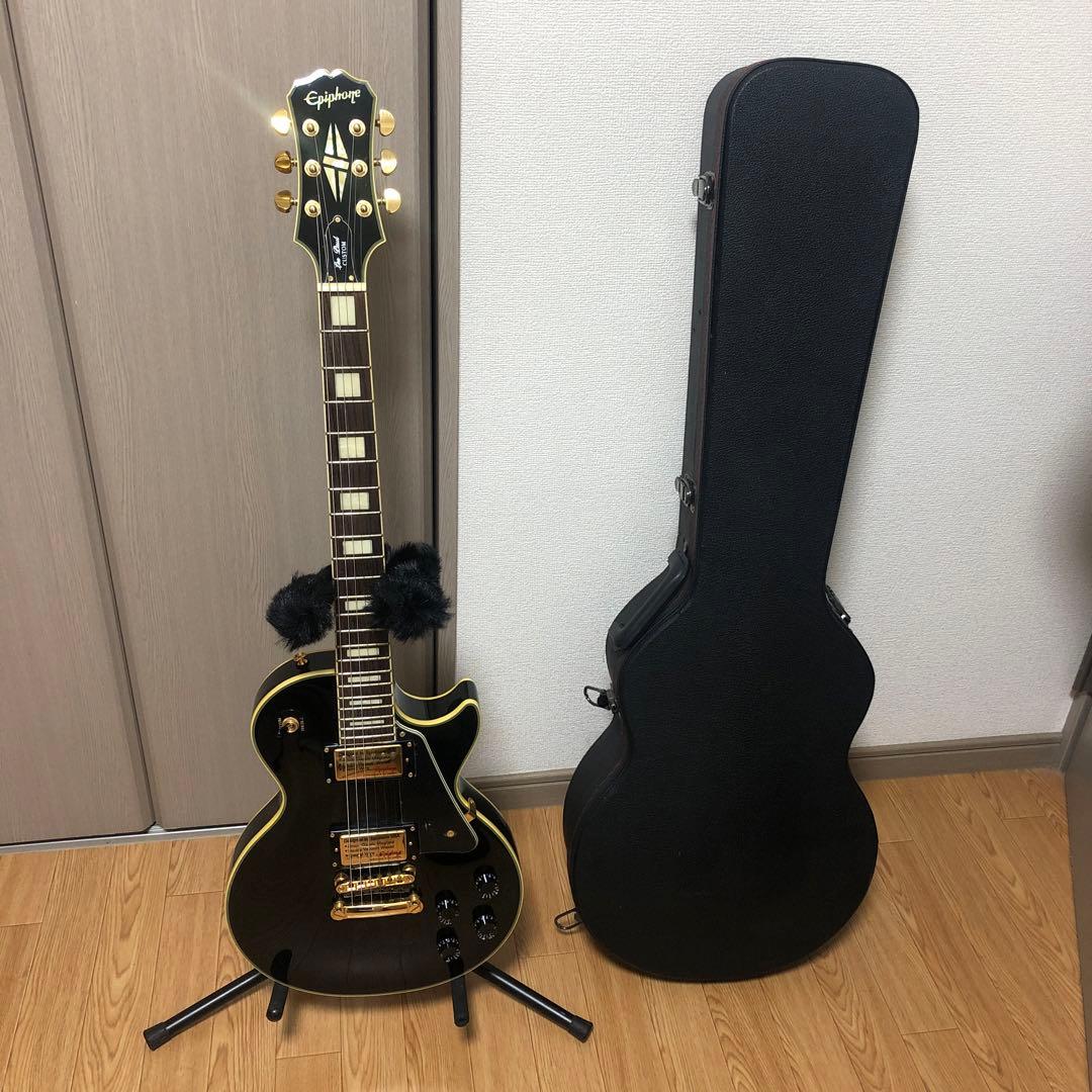 Epiphone Les Paul Custom ブラック ハードケース付き