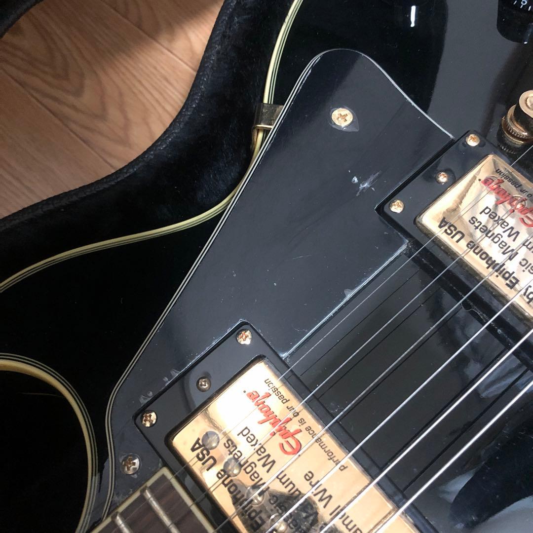 Epiphone Les Paul Custom ブラック ハードケース付き
