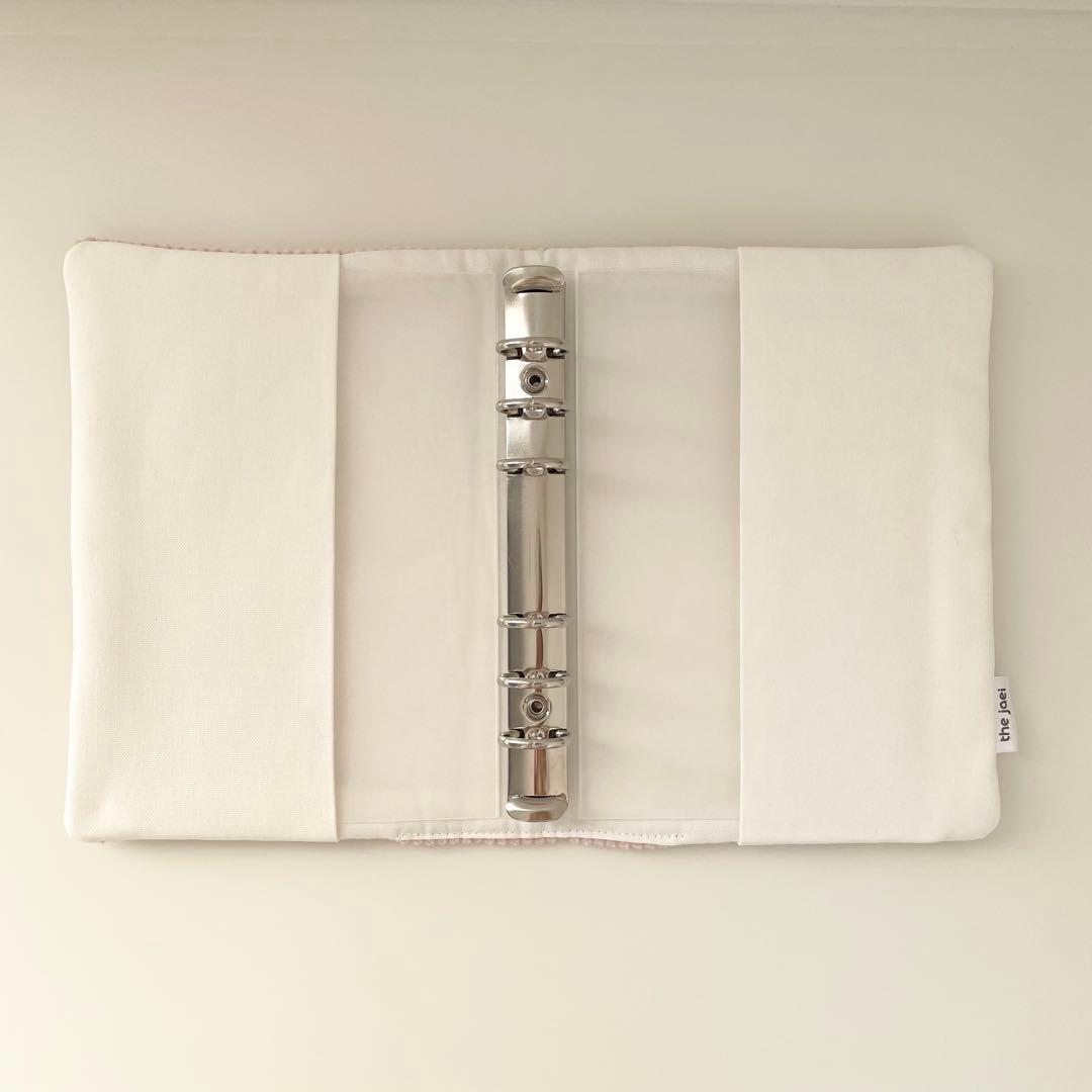 早い者勝ち　韓国　バインダー　貯金　カバー　リフィル　コーデュロイ　ピンク