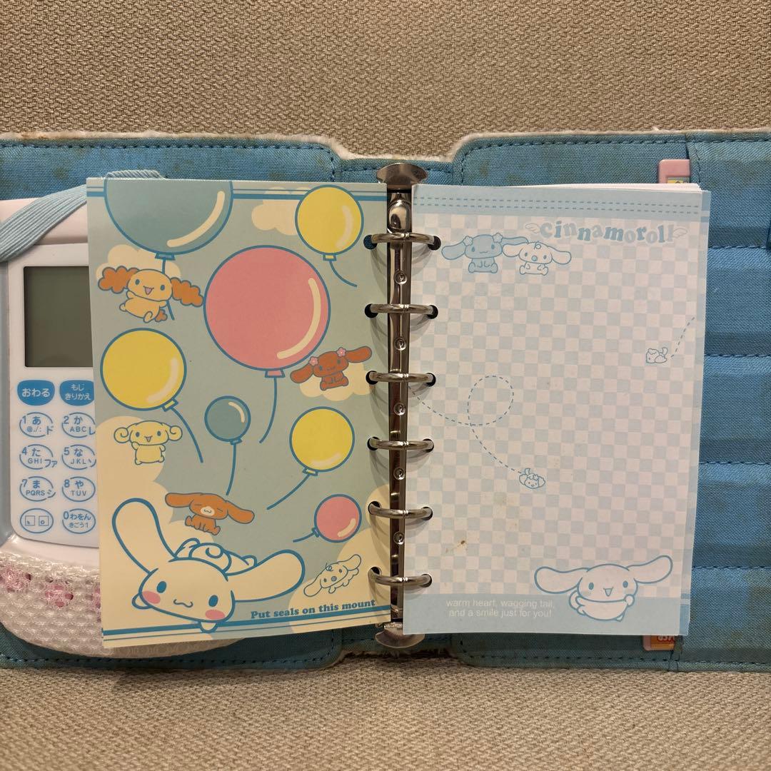 シナモロール システム電子手帳プチパット　シナモン