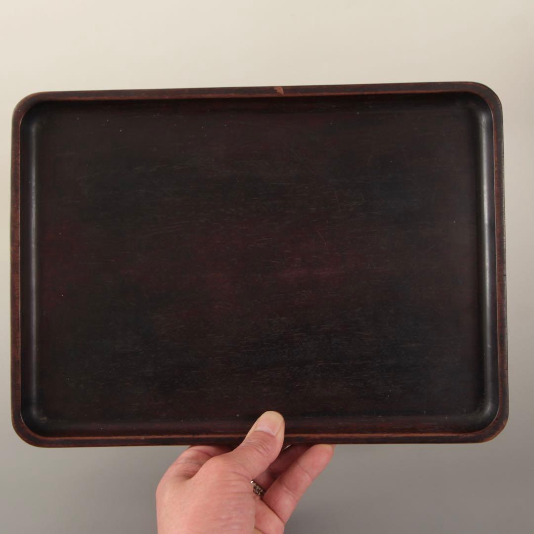 煎茶盆 煎茶道具 古美術 古道具 アンティーク 木地盆