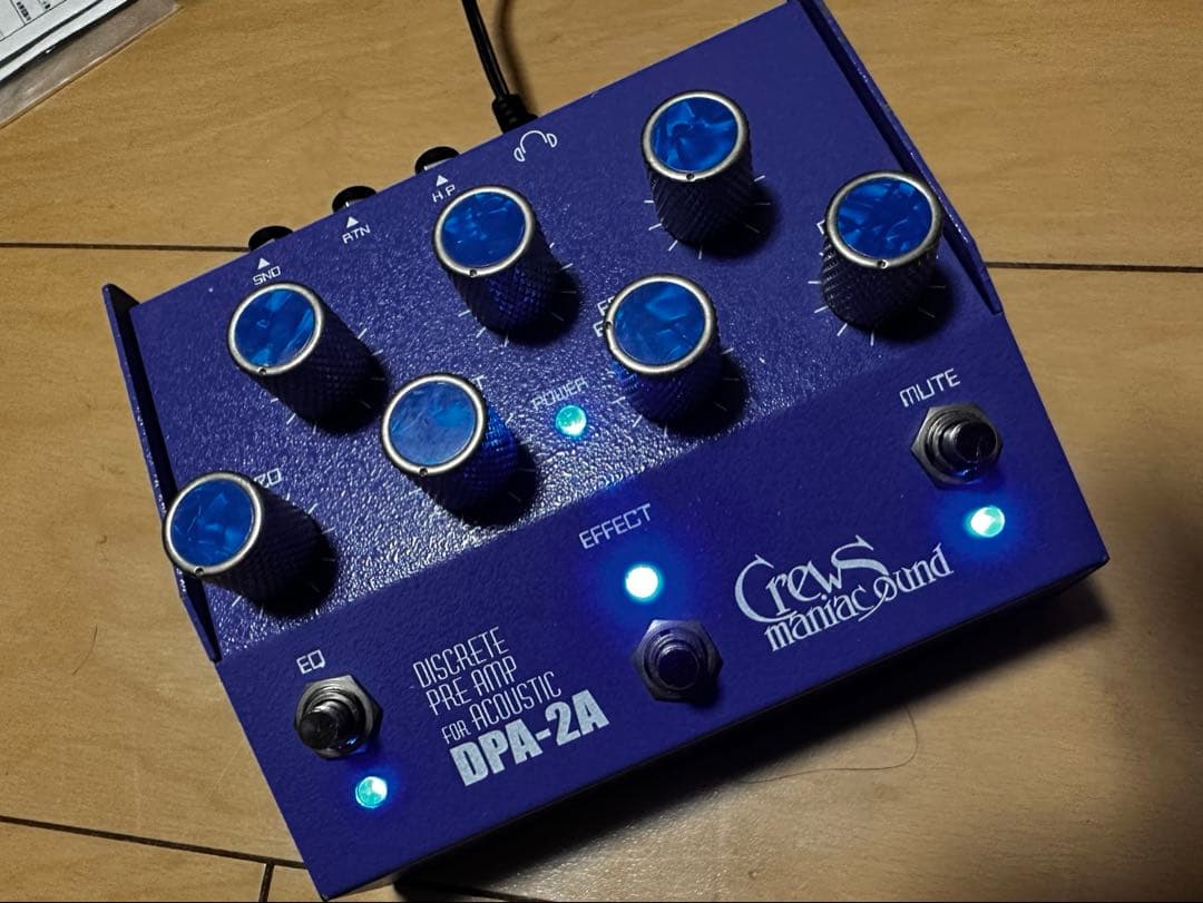 名機✨Crews Maniac Sound DPA-2A エレアコ用プリアンプ