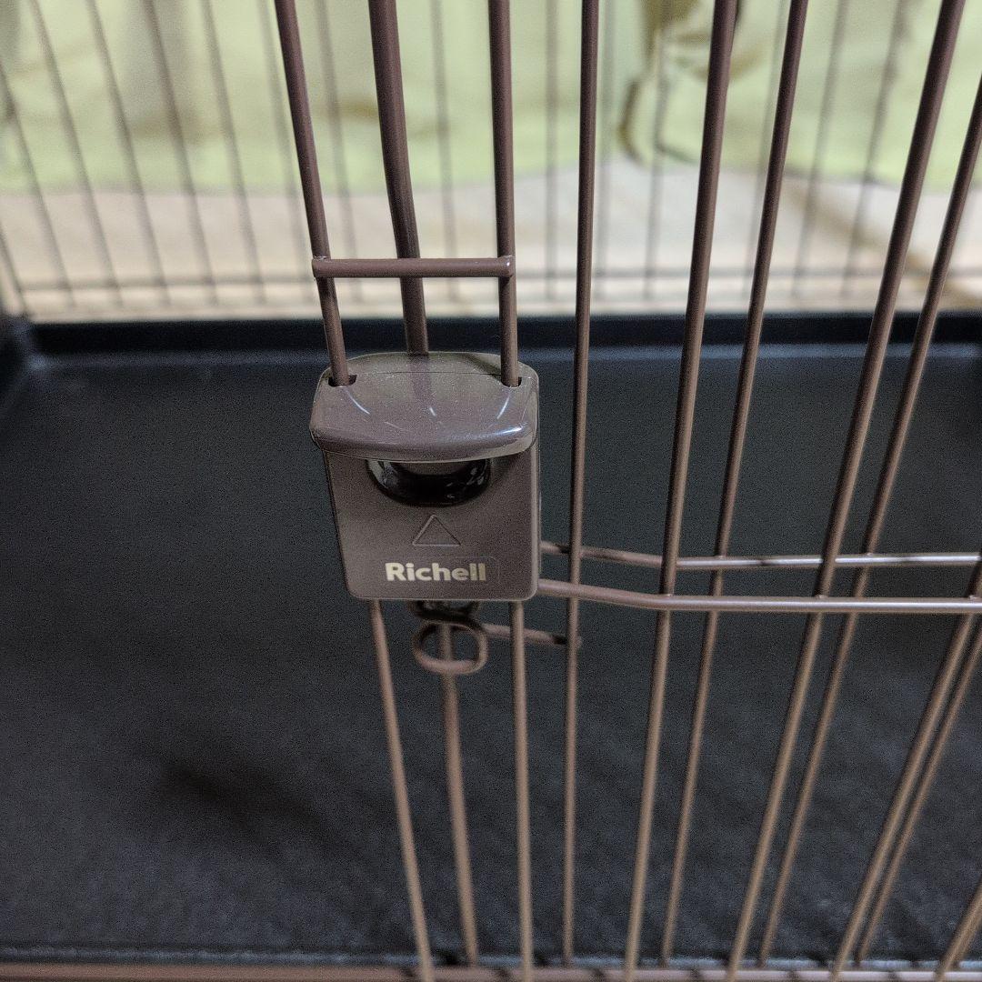 Richell折りたたみアルミペットサークル·ゲージ