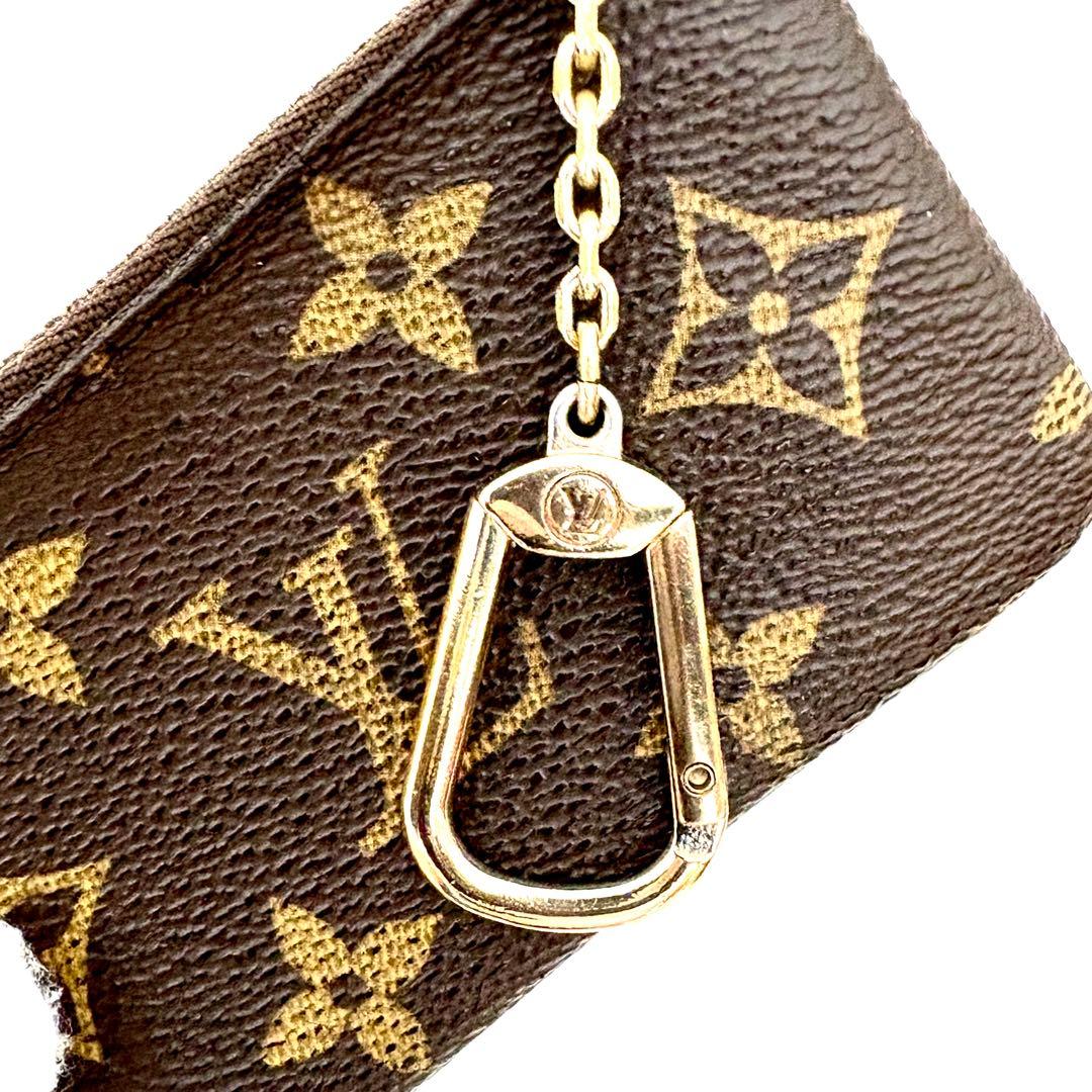 美品✨ルイヴィトン モノグラム ポシェット クレ ケース 小銭入れ