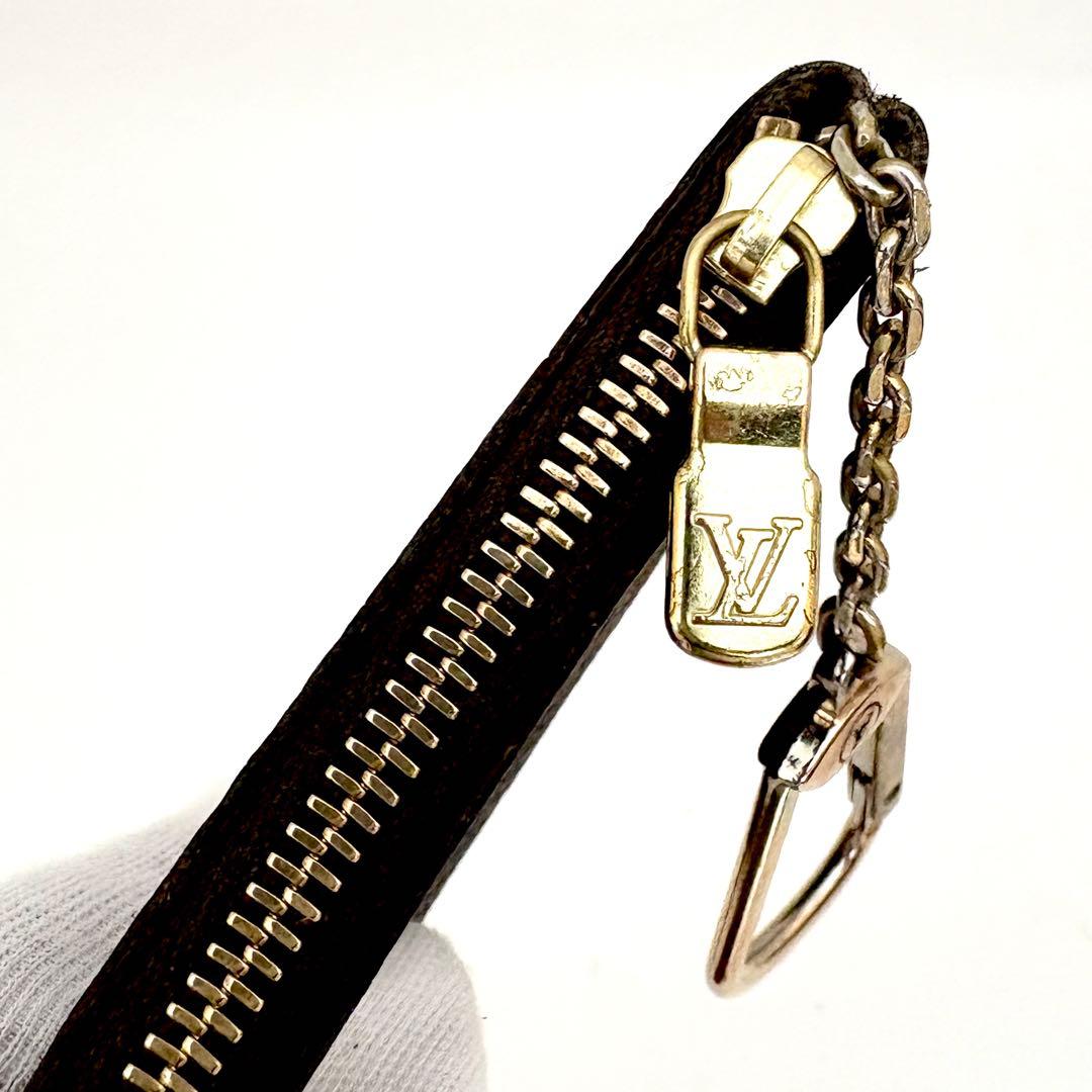 美品✨ルイヴィトン モノグラム ポシェット クレ ケース 小銭入れ