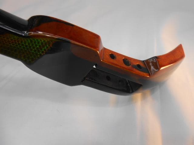 A7現品販売(送料無料)189.800円沖縄三線専用黒檀棹　銘苅春政氏監修