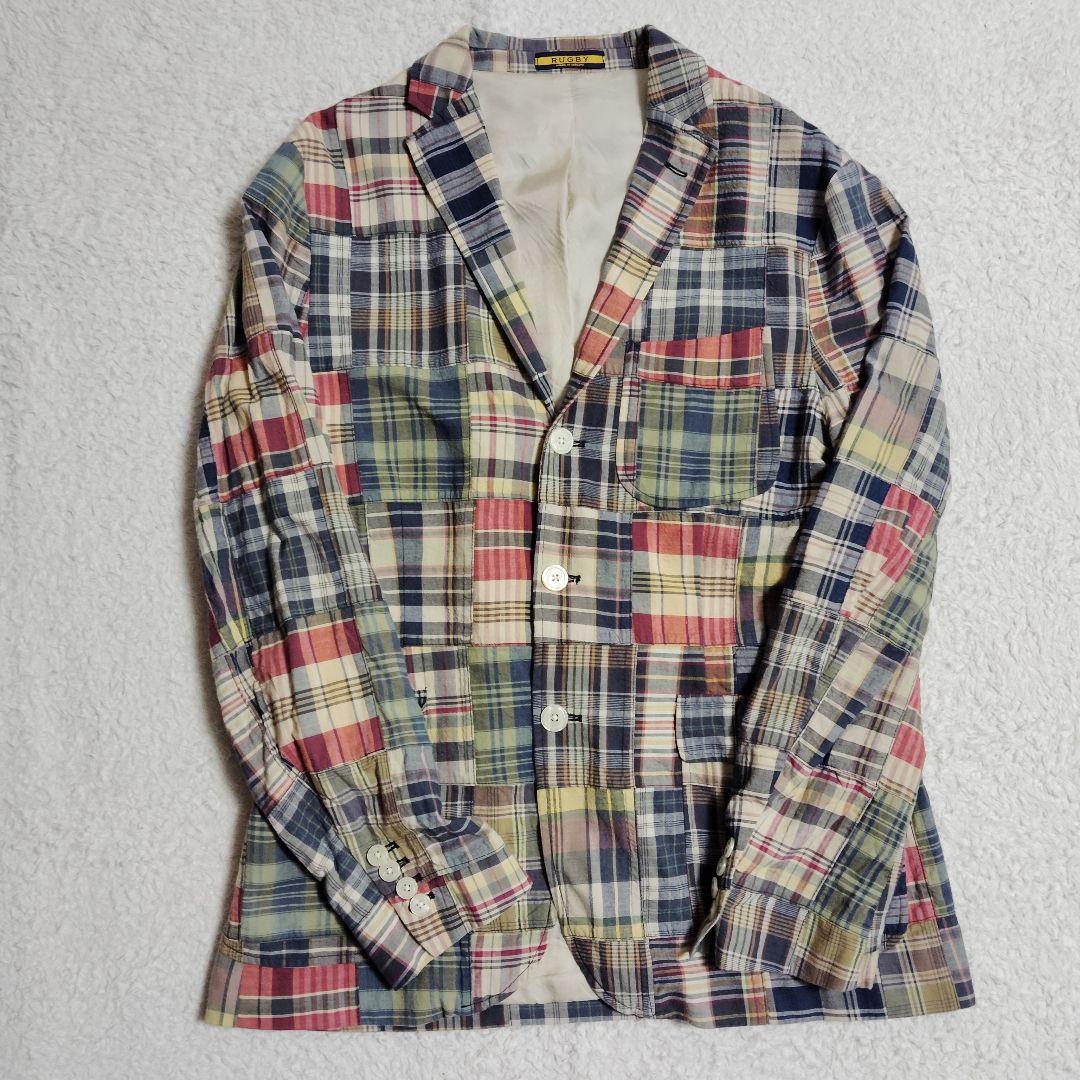 ラルフローレン　ラグビー　パッチワークジャケット　M　 RUGBY