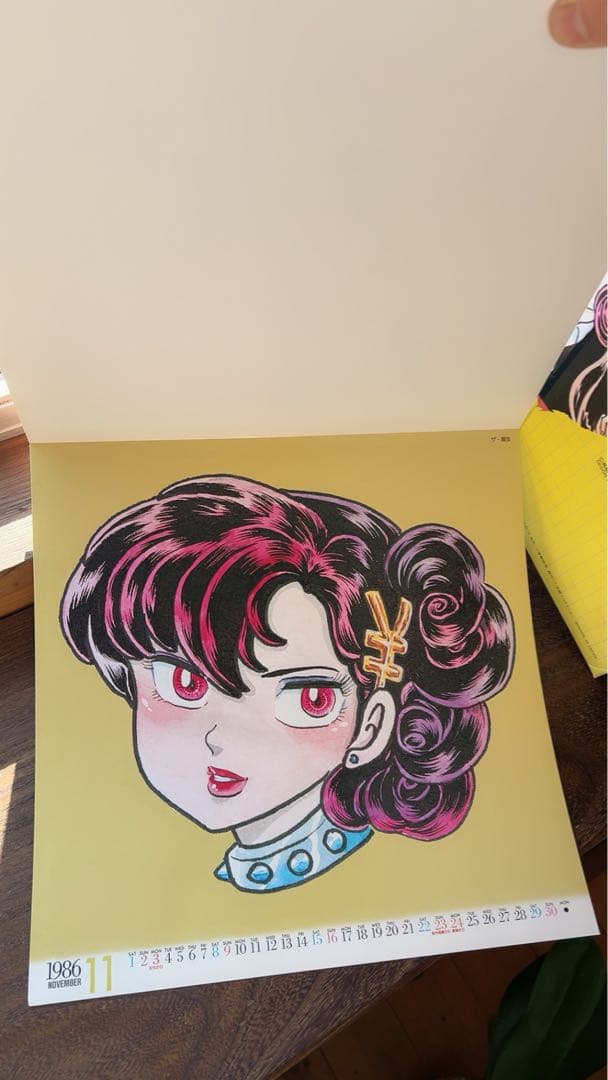 【貴重】高橋留美子 るーみっく わーるど オリジナル原画カレンダー1986年