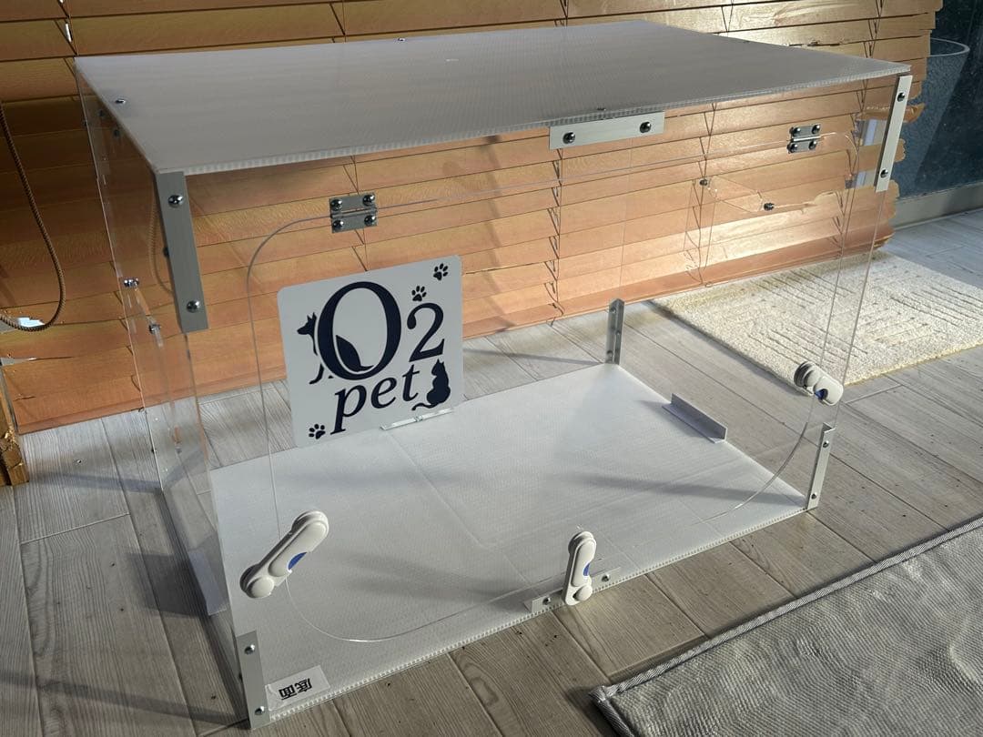 O2 pet アクリル製ペット用スタンド 中型