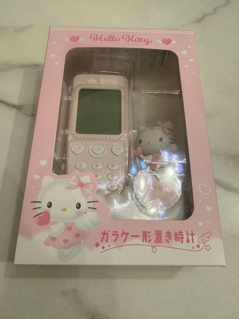 ハローキティ ガラケー型置き時計