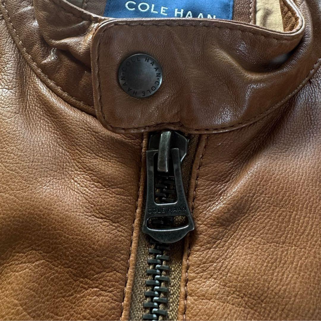 COLE HAAN コールハーン　ゴートスキン M ブラウン　ライダースY2K