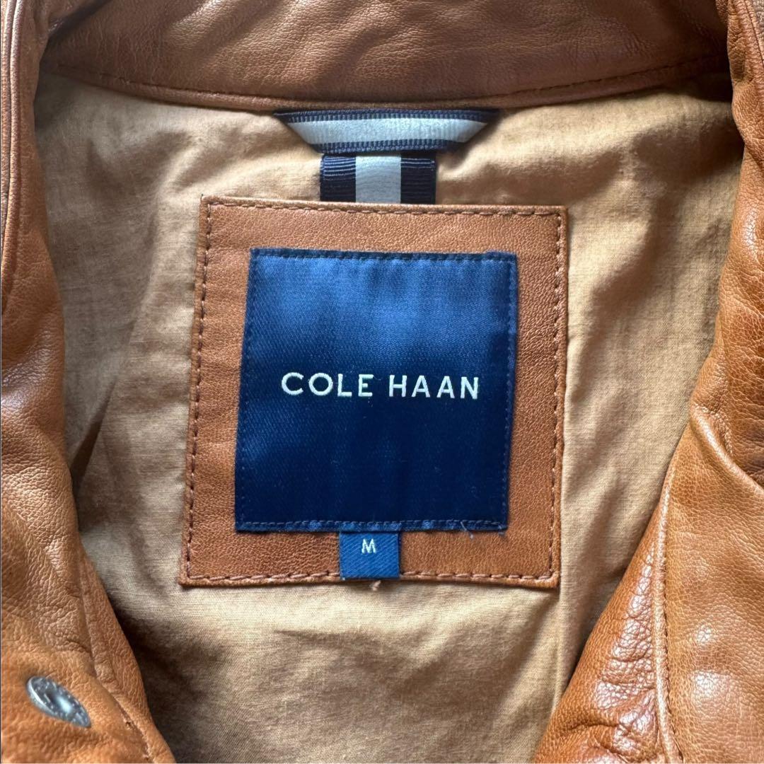 COLE HAAN コールハーン　ゴートスキン M ブラウン　ライダースY2K